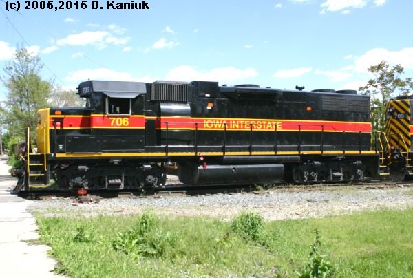 Iowa Interstate locomotive #706