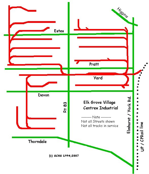 Elk Grove Village map